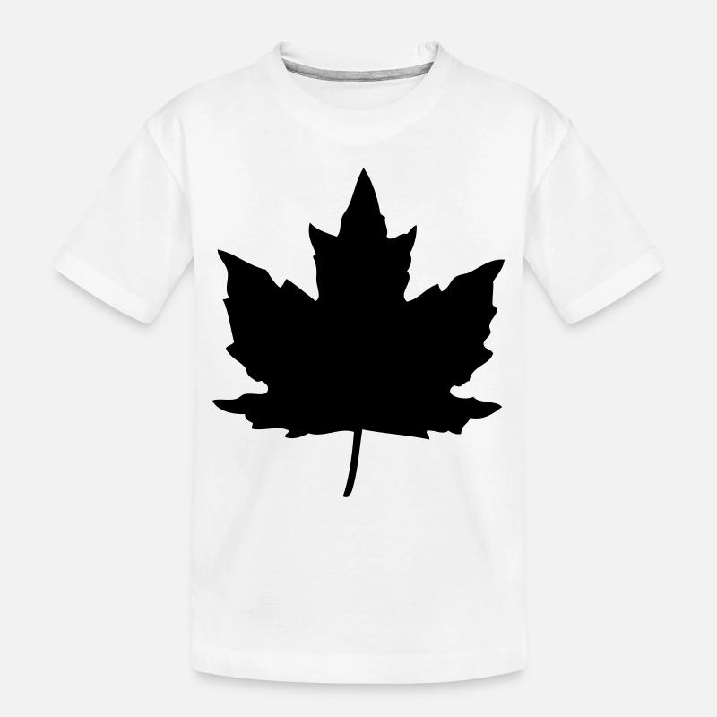 Feuille Erable - T-shirt bio Premium Enfant - blanc