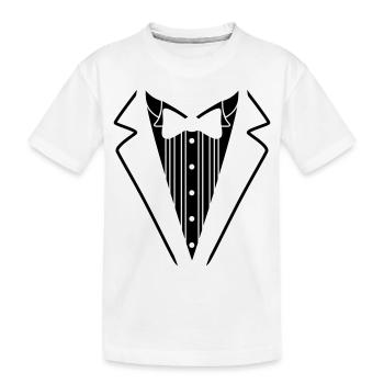 Tuxedo - T-shirt bio Premium Enfant - blanc - Devant