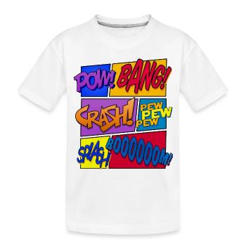 Get Loud (Comic-Design) - T-shirt bio Premium Enfant - blanc - Devant