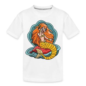 Sirène - T-shirt bio Premium Enfant - blanc - Devant