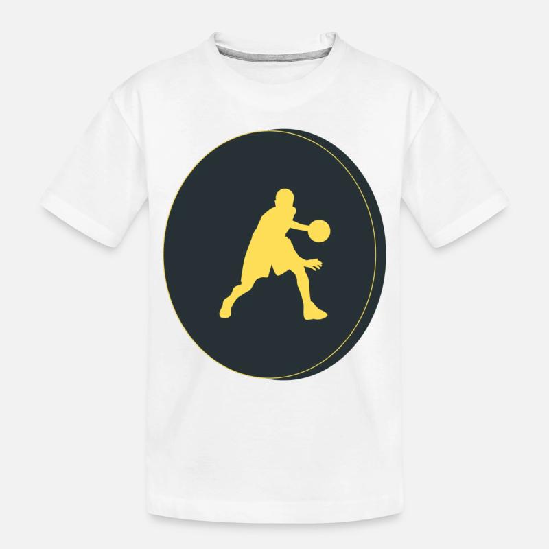 basketteur - T-shirt bio Premium Enfant - blanc