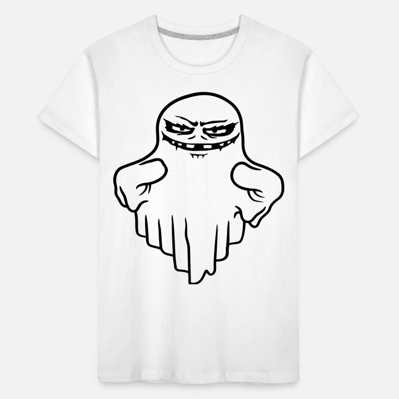 Floating Monster Ghost Comic Kids' Premium Organic T-Shirt