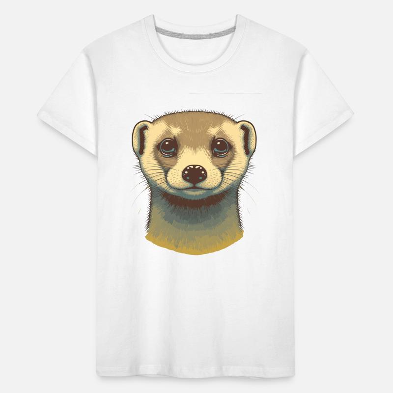 Frettchen Design Kinder Premium Bio T-Shirt