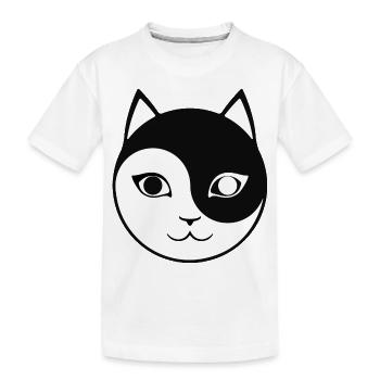 Chat - T-shirt bio Premium Enfant - blanc - Devant