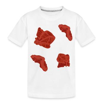 Boulder Griffe wie Korallen - Kinder Premium Bio T-Shirt - Weiß - Vorne