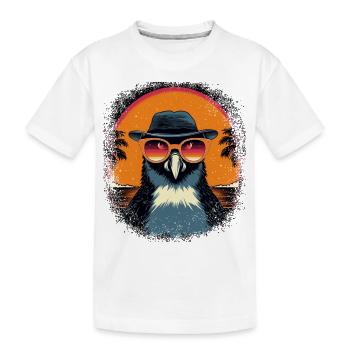 Mignon Pôle Nord Cadeau de Noël Gentoo Penguin - T-shirt bio Premium Enfant - blanc - Devant
