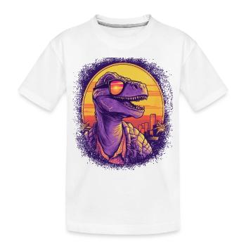 né 2004 blagues noël costume tshirts trex - T-shirt bio Premium Enfant - blanc - Devant
