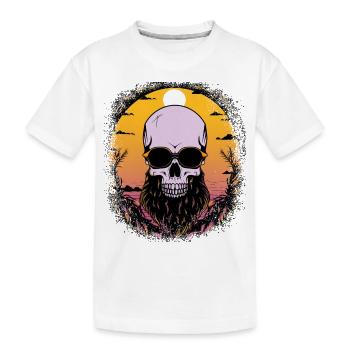 Quote Present Bday Beard Accessory Store - Kids' Premium Organic T-Shirt - white - Front