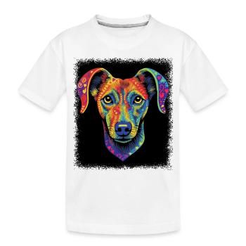 Hippie Idée cadeau Anti Guerre Famille colombe de la paix - T-shirt bio Premium Enfant - blanc - Devant