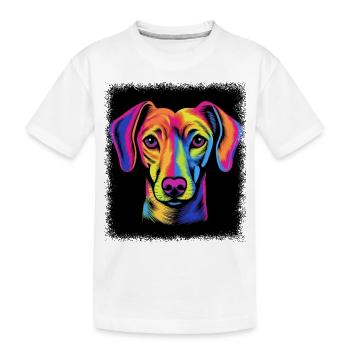 Funky anniversaire cadeau idée verte anti guerre - T-shirt bio Premium Enfant - blanc - Devant