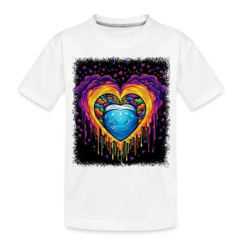 60s Funky Hippy Gift Idea Anti War Family - T-shirt bio Premium Enfant - blanc - Devant