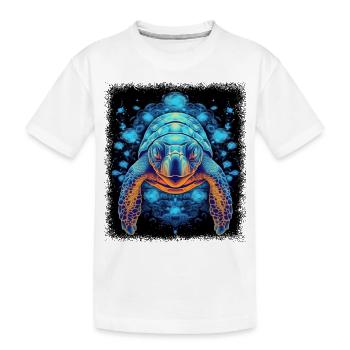 Désarmement Colombe de la Paix Coeur Anti Guerre Drôle - T-shirt bio Premium Enfant - blanc - Devant