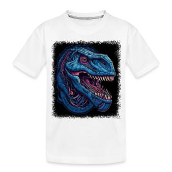 T-Rex Enfants Enfants Anniversaire Jogue Animal - T-shirt bio Premium Enfant - blanc - Devant