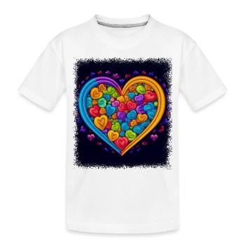 T-shirts activistes Déclaration de la marche pour l’égalité 30 ans - T-shirt bio Premium Enfant - blanc - Devant