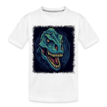 Dictons Dinosaur T Rex Drôle - T-shirt bio Premium Enfant - blanc - Devant
