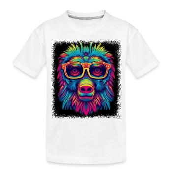 sloth clothing christianity team gift idea awesome - Kinder Premium Bio T-Shirt - Weiß - Vorne