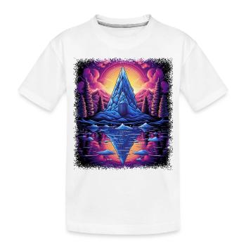 Mouvement de la paix Désarmement Contre-culture Paix - T-shirt bio Premium Enfant - blanc - Devant