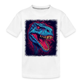 Angry Face Green Anniversaire Cadeau Idée 2004 - T-shirt bio Premium Enfant - blanc - Devant