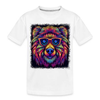 controller animal baby coffee team present idea - Kinder Premium Bio T-Shirt - Weiß - Vorne