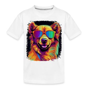 For Baby Beagle Lover Gift Dog Humor Dog Friendly - Kids' Premium Organic T-Shirt - white - Front
