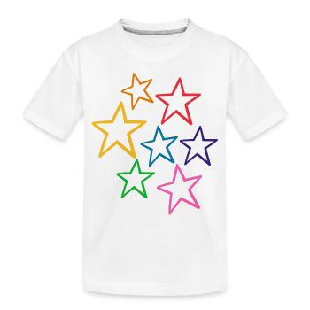 Étoile - T-shirt bio Premium Enfant - blanc - Devant