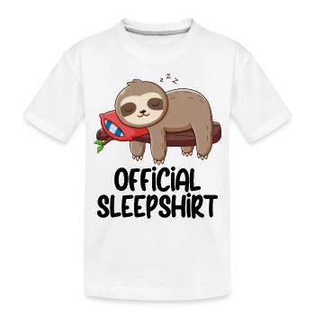 Funny Picture Funny Humor Gift Idea - Kids' Premium Organic T-Shirt - white - Front