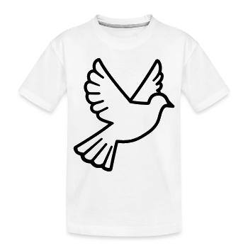 Colombe - T-shirt bio Premium Enfant - blanc - Devant