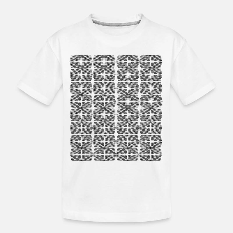 UNI - Kinder Premium Bio T-Shirt - Weiß