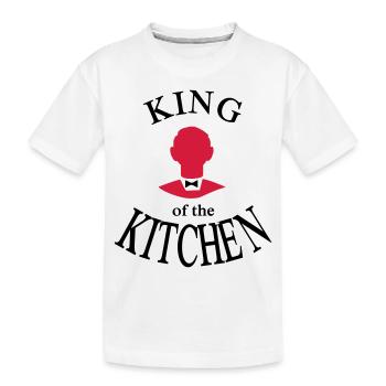Tablier de chef - T-shirt bio Premium Enfant - blanc - Devant