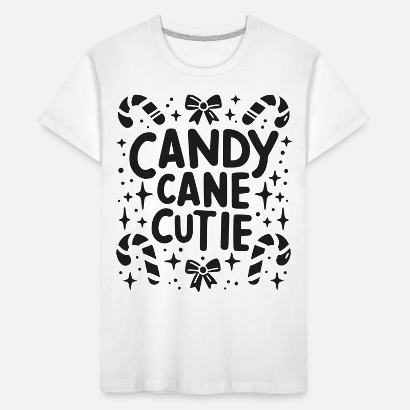 Candy Cane Cutie Kids' Premium Organic T-Shirt