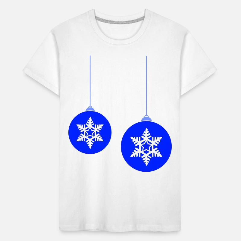 Weihnachtskugeln Stern Kinder Premium Bio T-Shirt