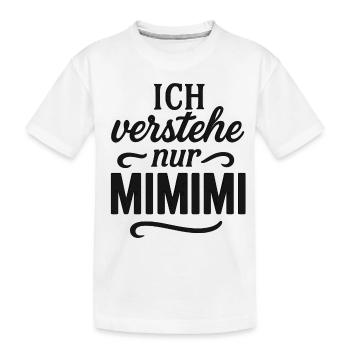 Mimimi dit bureau drôle - T-shirt bio Premium Enfant - blanc - Devant