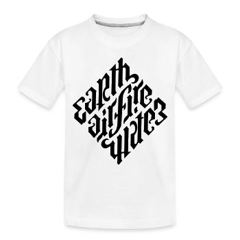 illuminati diamond - Kinder Premium Bio T-Shirt - Weiß - Vorne