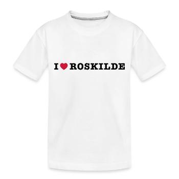 mp_i_love_roskilde - Kinder Premium Bio T-Shirt - Weiß - Vorne