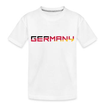 Team Germany Germany Colors Black Red Gold G - Kids' Premium Organic T-Shirt - white - Front