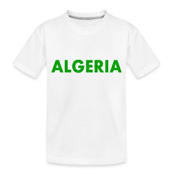 Algerien - Kinder Premium Bio T-Shirt - Weiß - Vorne