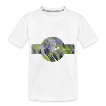 Lia Anniversaire Lia - T-shirt bio Premium Enfant - blanc - Devant
