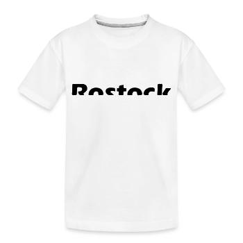 Rostock - Kinder Premium Bio T-Shirt - Weiß - Vorne