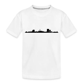 Skyline - Bonn - Kinder Premium Bio T-Shirt - Weiß - Vorne