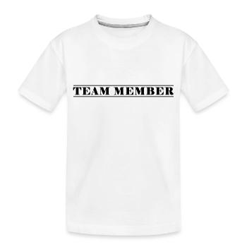 Membres de l’équipe - T-shirt bio Premium Enfant - blanc - Devant