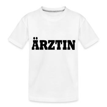 Ärztin - Kinder Premium Bio T-Shirt - Weiß - Vorne