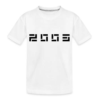 Année de naissance Naissance Né en - Fabriqué en 2003 - T-shirt bio Premium Enfant - blanc - Devant