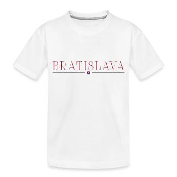 Bratislava, Slovaquie Style Design T-Shirt - T-shirt bio Premium Enfant - blanc - Devant