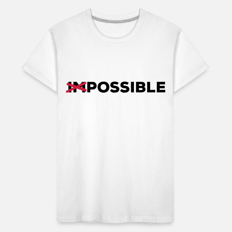 Optimist possible solution possible de manière réalisable T-shirt bio Premium Enfant