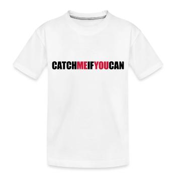 Rapide Catch Me - T-shirt bio Premium Enfant - blanc - Devant