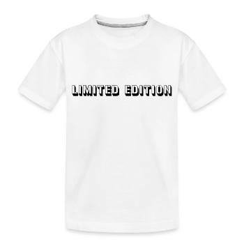 limited edition - Kinder Premium Bio T-Shirt - Weiß - Vorne