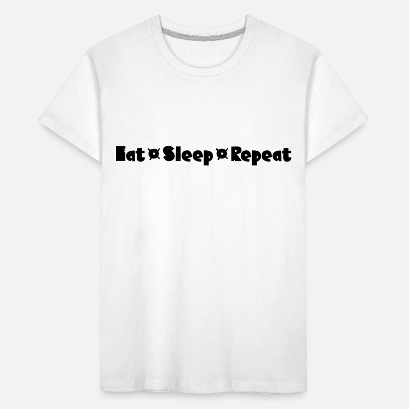 Manger dormir Répéter T-shirt bio Premium Enfant