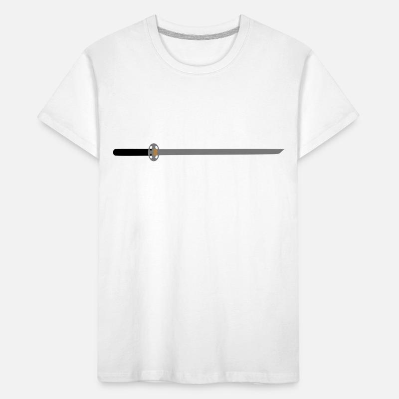 Sword middle age gift idea blade sharp Kids' Premium Organic T-Shirt