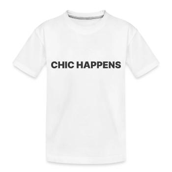 CHIC ARRIVE - T-shirt bio Premium Enfant - blanc - Devant