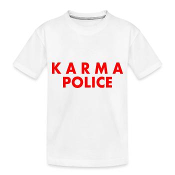 Karma police - T-shirt bio Premium Enfant - blanc - Devant